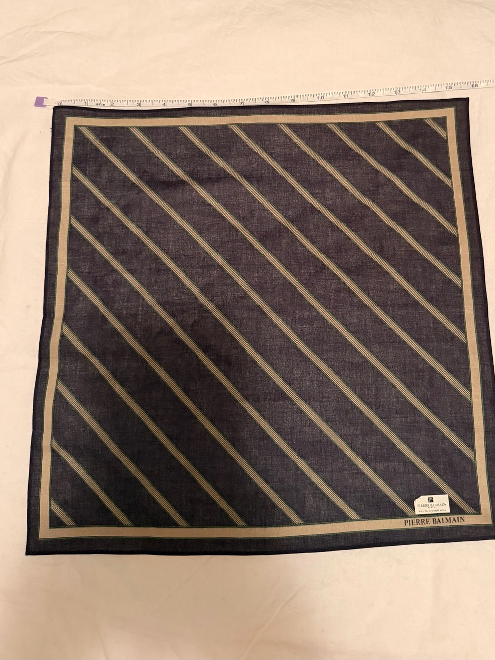Pierre Balmain Navy handkerchief